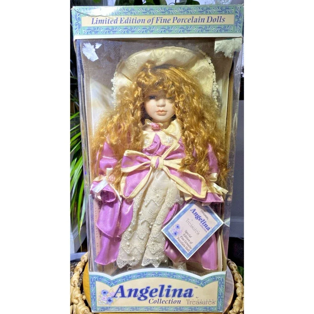 Angelina Collection Porcelain Doll  LTD Edition COA 2001 Timeless Treasures 16”